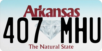 AR license plate 407MHU