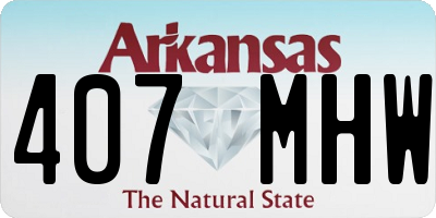 AR license plate 407MHW