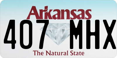AR license plate 407MHX