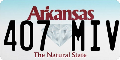 AR license plate 407MIV