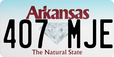 AR license plate 407MJE