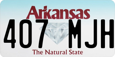 AR license plate 407MJH