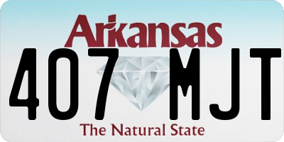 AR license plate 407MJT
