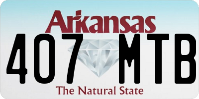 AR license plate 407MTB