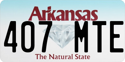 AR license plate 407MTE