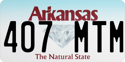 AR license plate 407MTM
