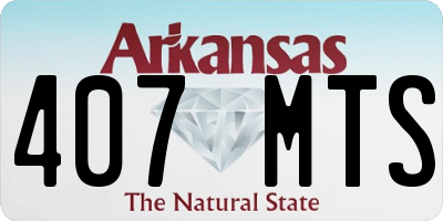 AR license plate 407MTS