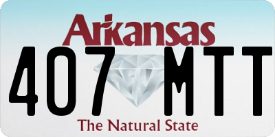 AR license plate 407MTT