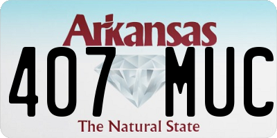AR license plate 407MUC