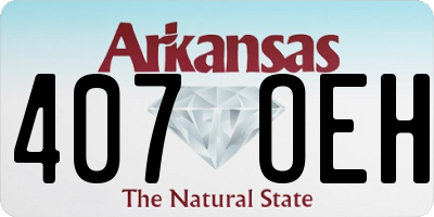 AR license plate 407OEH