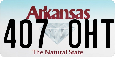 AR license plate 407OHT