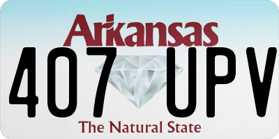 AR license plate 407UPV