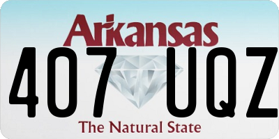 AR license plate 407UQZ