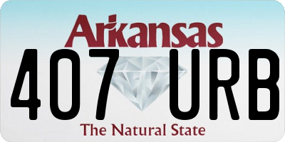 AR license plate 407URB