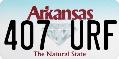 AR license plate 407URF