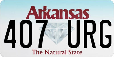 AR license plate 407URG