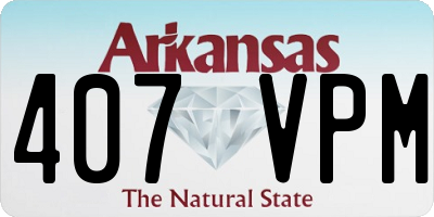 AR license plate 407VPM