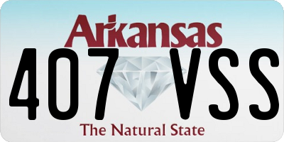 AR license plate 407VSS