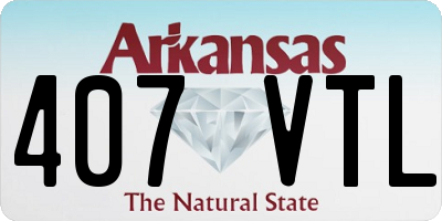 AR license plate 407VTL