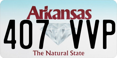 AR license plate 407VVP