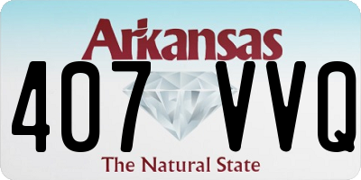 AR license plate 407VVQ