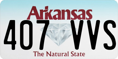 AR license plate 407VVS