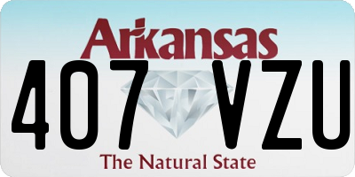 AR license plate 407VZU