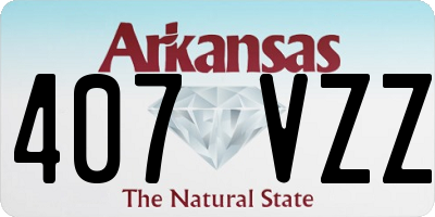 AR license plate 407VZZ