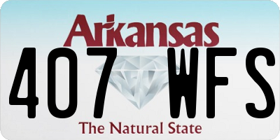 AR license plate 407WFS