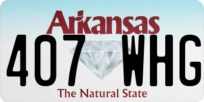 AR license plate 407WHG