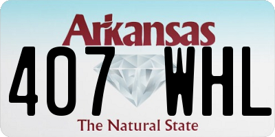 AR license plate 407WHL