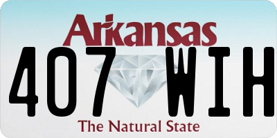 AR license plate 407WIH
