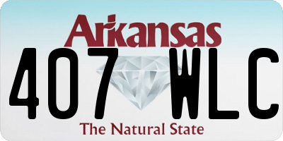 AR license plate 407WLC