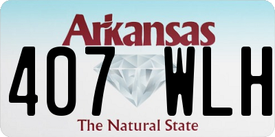 AR license plate 407WLH