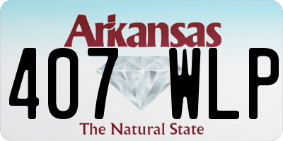 AR license plate 407WLP