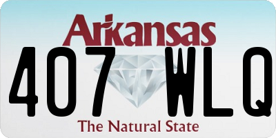 AR license plate 407WLQ