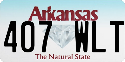 AR license plate 407WLT