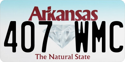 AR license plate 407WMC