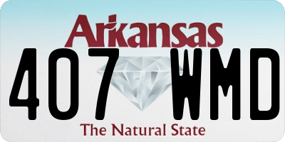 AR license plate 407WMD