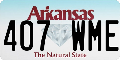 AR license plate 407WME