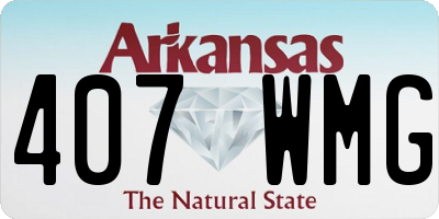 AR license plate 407WMG