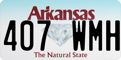AR license plate 407WMH