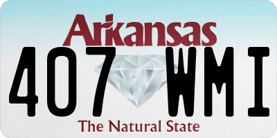 AR license plate 407WMI