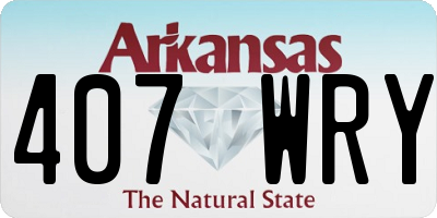 AR license plate 407WRY
