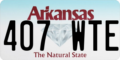AR license plate 407WTE
