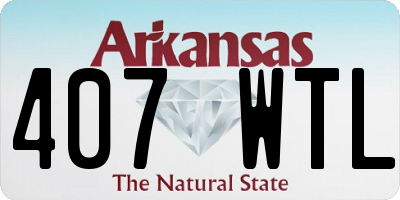 AR license plate 407WTL