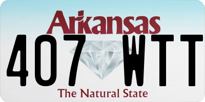 AR license plate 407WTT