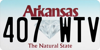 AR license plate 407WTV