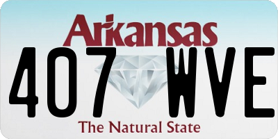 AR license plate 407WVE