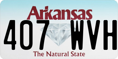 AR license plate 407WVH